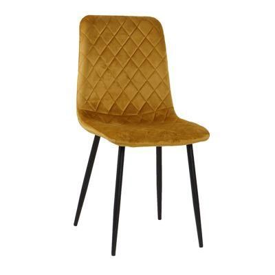 Nordic Cheap Indoor Home Furniture Room Restaurant Dining Fabric Modern Dining Chair