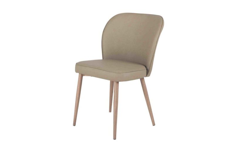 Home Furniture Hotel Luxury Soft Back Velvet Fabric Dining Chair with Metal Legs Soft Velvet Seat for Lounge Dining Chairs