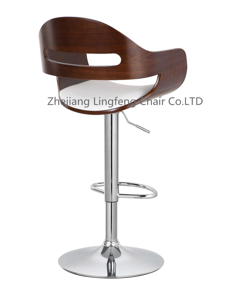 Modern Furniture Kitchen Home Nordic Backrest Simple Light Luxury High Stool Bar Chairs