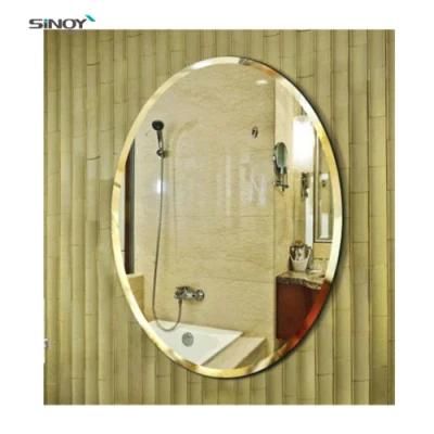 3mm Aluminum Copper Free Silver Mirror Hang on Bathroom Wall