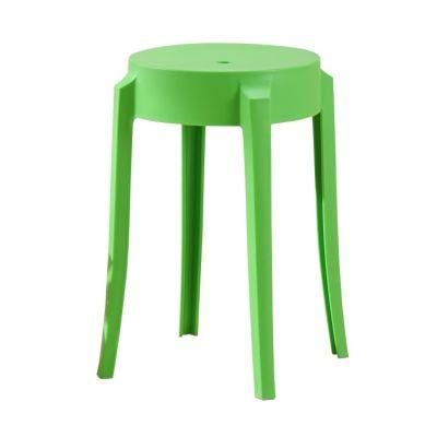 French Outdoor Event Camp Restaurant Simple Design PP Stacking Stool Chair for Adult Dining