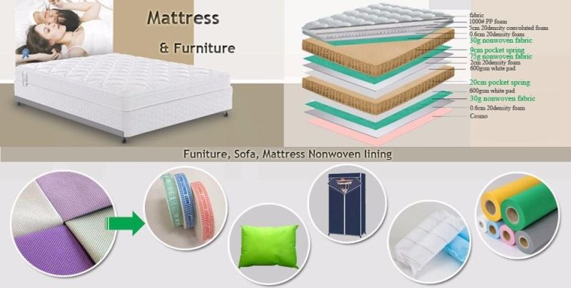 100%PP Mattress Fabric Nonwoven Fabric for Sofa