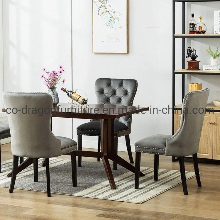 Restaurant Furniture Hotel Modern High Back Fabric Dining Room Chair