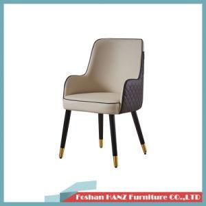 Hotel Restaurant Curved Board Fabric Upholstered Chair