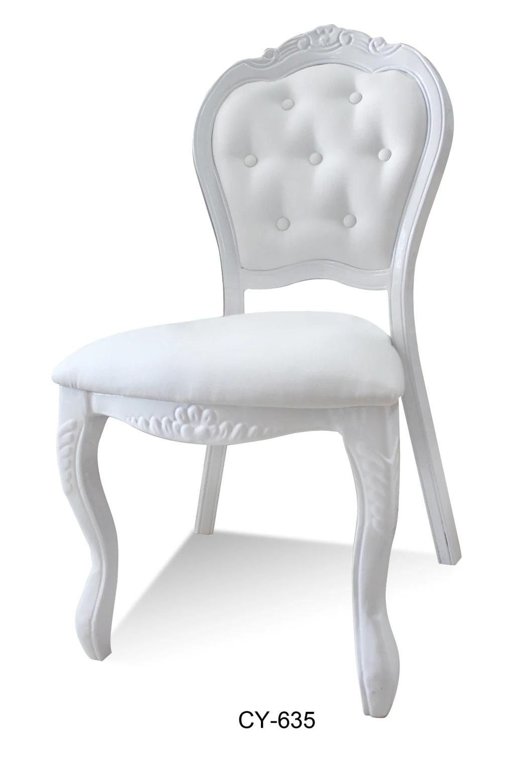 Foshan Top Furniture New Design Classy Imitate Wood Aluminum Dining Chair