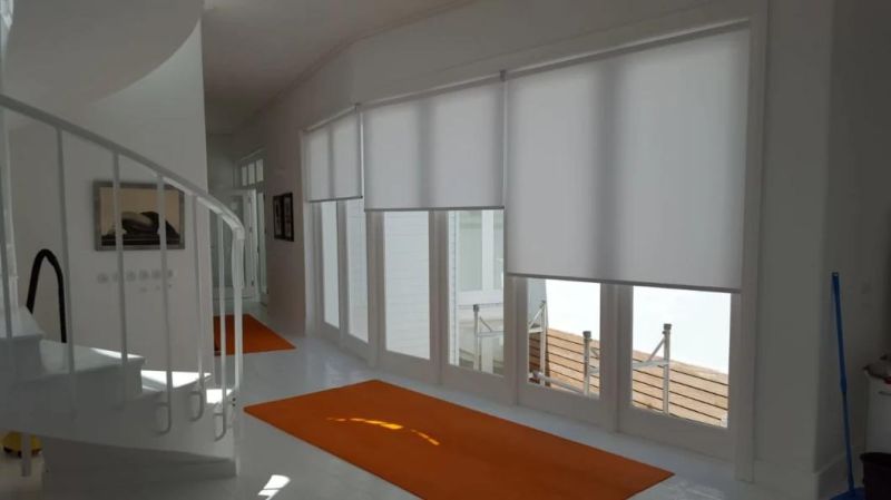 Polyester and PVC Sunscreen Shading Roller Blind Motor