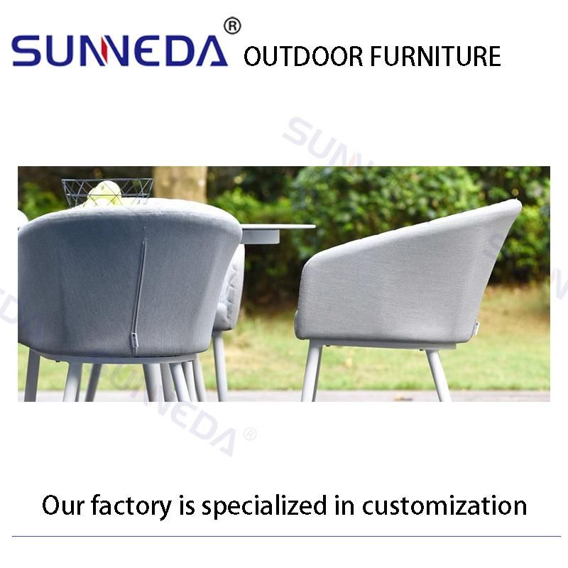 High End Outdoor Wholesale Fabric Dining Chairs