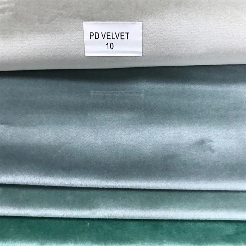 Polyester Warp Velvet Fabric for Sofa and Furniture