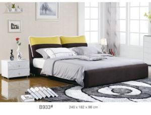 China Exporting Bedroom Furniture Factory Modern Fabric Bed (B993)