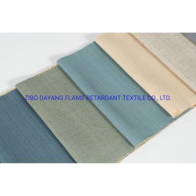 100% Polyester Flame Retardant Woven Fabric for Home Curtain