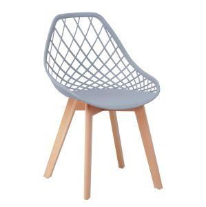 Mesh PP Shell Plastic Chairs for Dining Sets Indoor and Outdoor