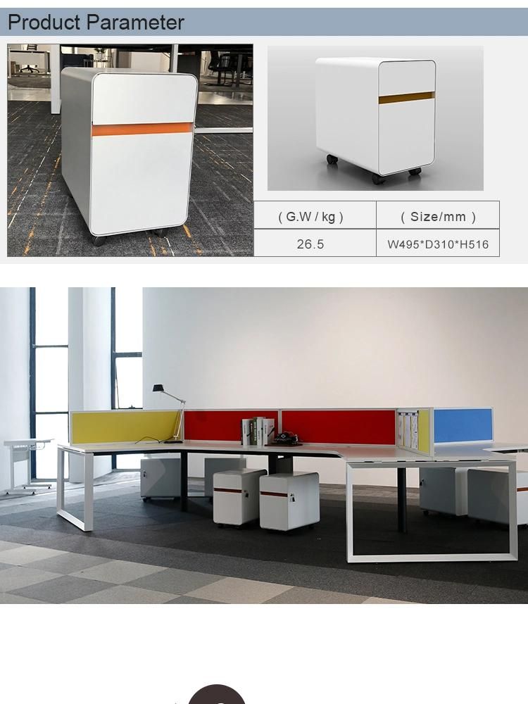Office Storage and Filing Drawer Mobile Storage Pedestal Cabinet