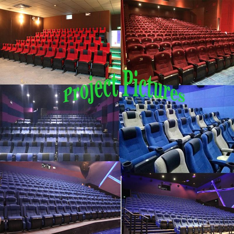 Factory Price Plastic Folding Seat Church Armchairs Conference Hall Theater Auditorium Church Chair