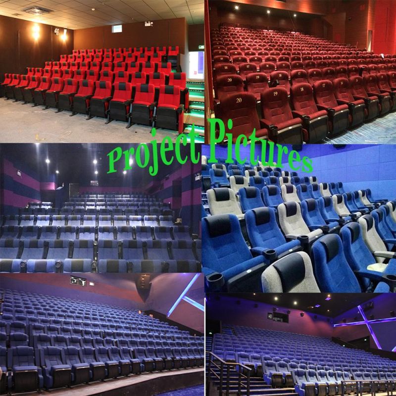 Factory Price Plastic Folding Seat Church Armchairs Conference Hall Theater Auditorium Church Chair