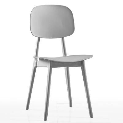 Design Plastic Dining Room Chair Bar Cafe Restaurant Chair Festival with Light Small Modern Chair