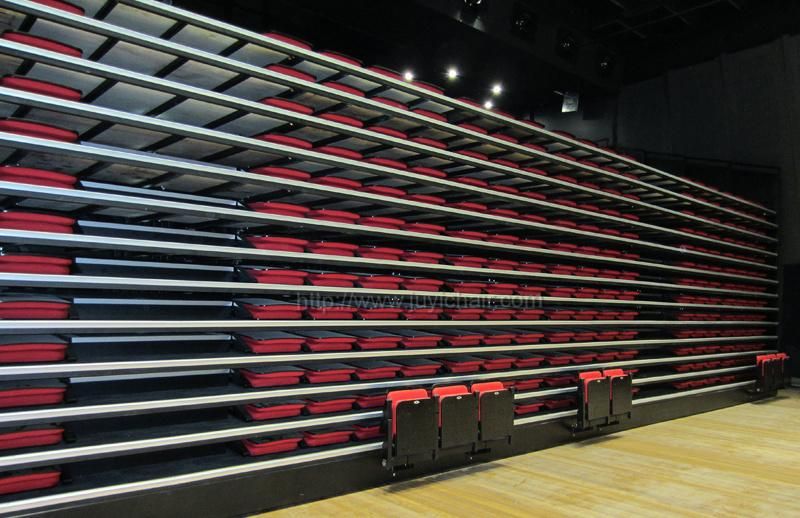 Stainless Baseball Movable Gym Telescopic Seat Retractable Bleacher Seating