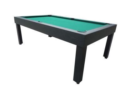 Home Family Used Black Red Dining Top Billiard Pool Table