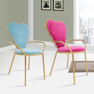 Modern Velvet Dining Chair with Black Legs, Restaurant Chairs for Living Room