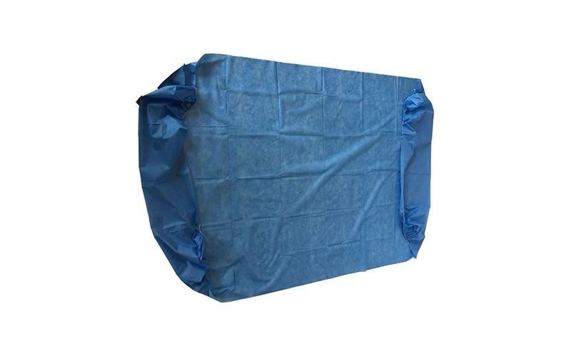 Blue Color Breathable Disposable Soft Bed Covers Hospital