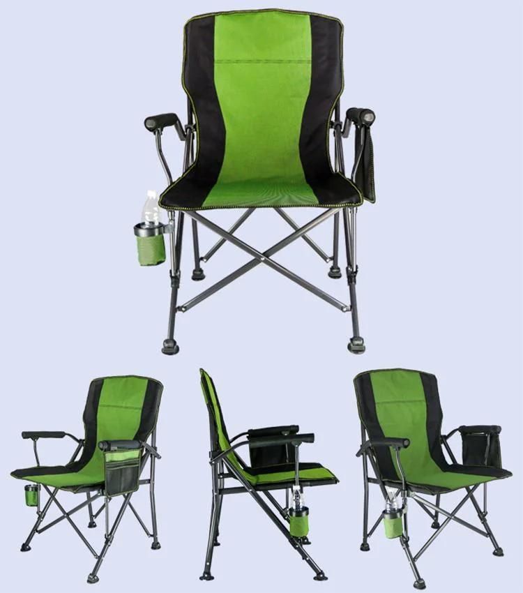 Sitting and Lying 600d Fabric Portable and Stowable Metal Party Chairs Folding Chaise Pliante Kerusi Lipat with Carry Bag