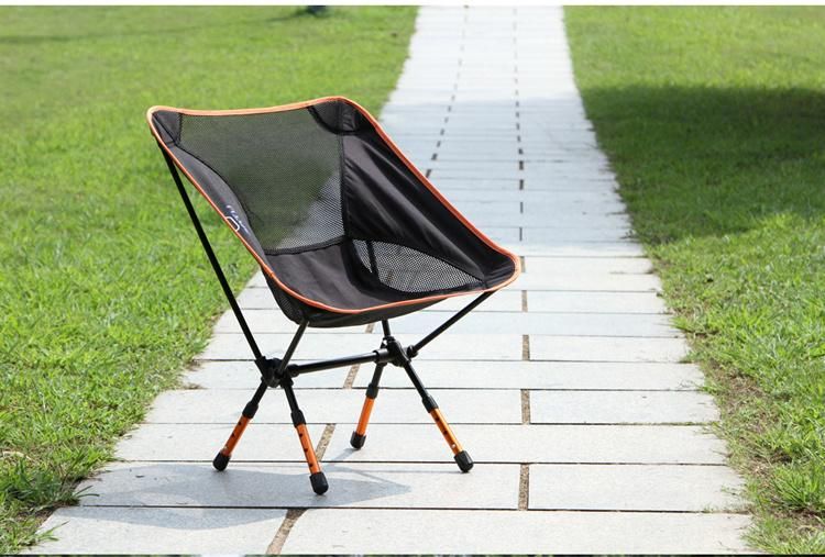 EL Indio Portable Ultralight Folding Camping Backpacking Chairs with Carry Bag, Orange