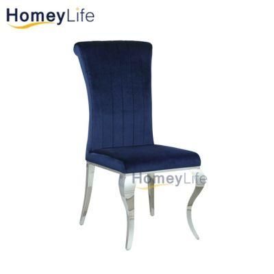 Luxury Design Banquet Wedding Event Furniture Oval High Back Dining Chair