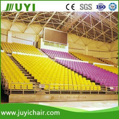 Telescopic Grandstand Mobile Retractable Seating System Telescopic Folding Bleacher Grandstand Jy-769