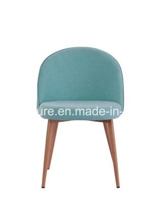 Home Furniture Dining Room Fabric Velvet Linen Seat Dining Chair Restaurant Leisure Chair