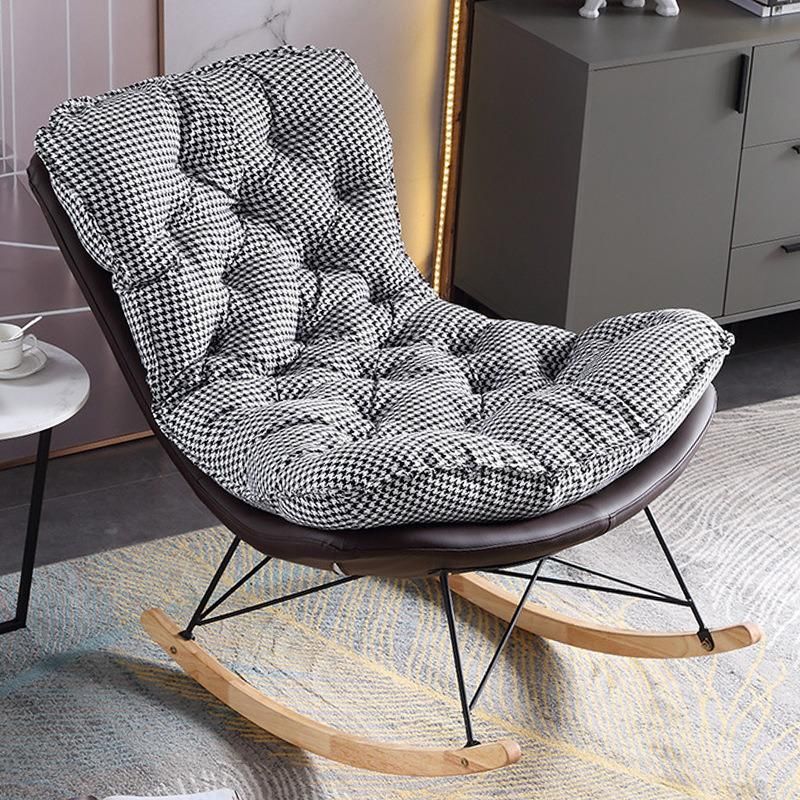 Modern Living Room Egg Swivel High Back Leather Fabric Lounge Patchwork Leisure Chairs for Hotel Restaurant Leisure Living Room Lounge Dining Bar Outdoor Sofa