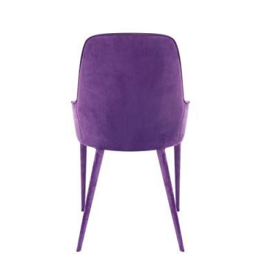 Wholesale Modern Metal Fabric Dining Chair for Hotel Home