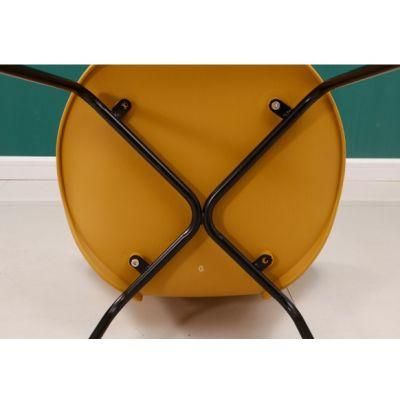 Black Powder Coated Metal Legs Nordic Chair Modern Minimalist furniture Chair