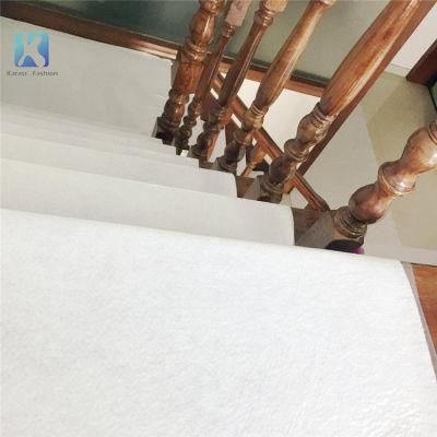 White Sticky Polyester Furniture Felt Pads Fabric
