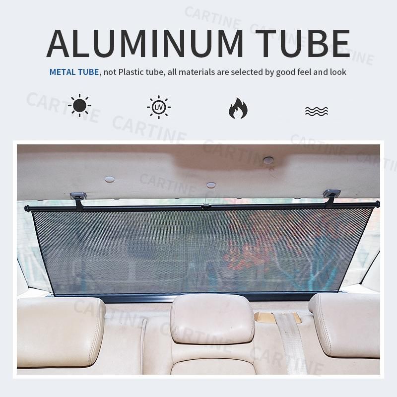 Roller Blind Car Sunshade/ Rear Window Mesh Fabric Sunshade 110cm
