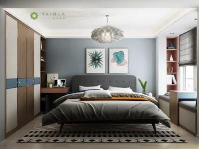 Nordic furniture Customized Melamine Board Bedroom Funiniture Set