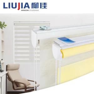 2017 Latest Transparent Sunscreen Fabrics Motorized Roller Blinds