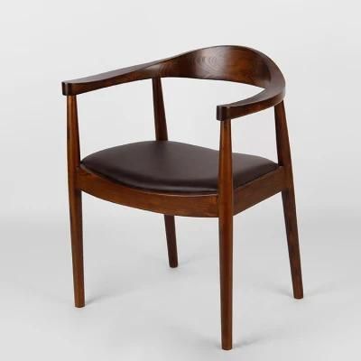 Kvj-6044 Solid Wood Armchair Classic President Kennedy Chair