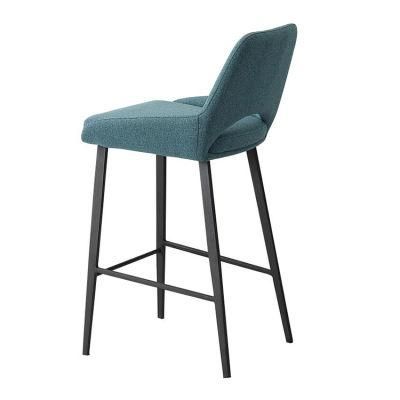 Casino Stool Stools for Casino Leisure Commercial Furniture Metal Bar Chair with Backrest Tall Bar Chairs for Bars