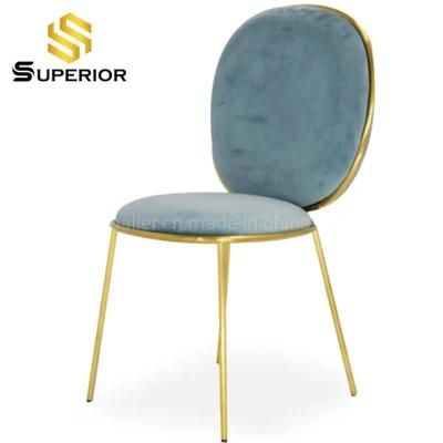 American Style Pink Tufted Upholstered Dining Chair for Factory Sale