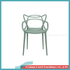 Blue Plastic Hotel Furniture Restaurant Dining Meeting Chair