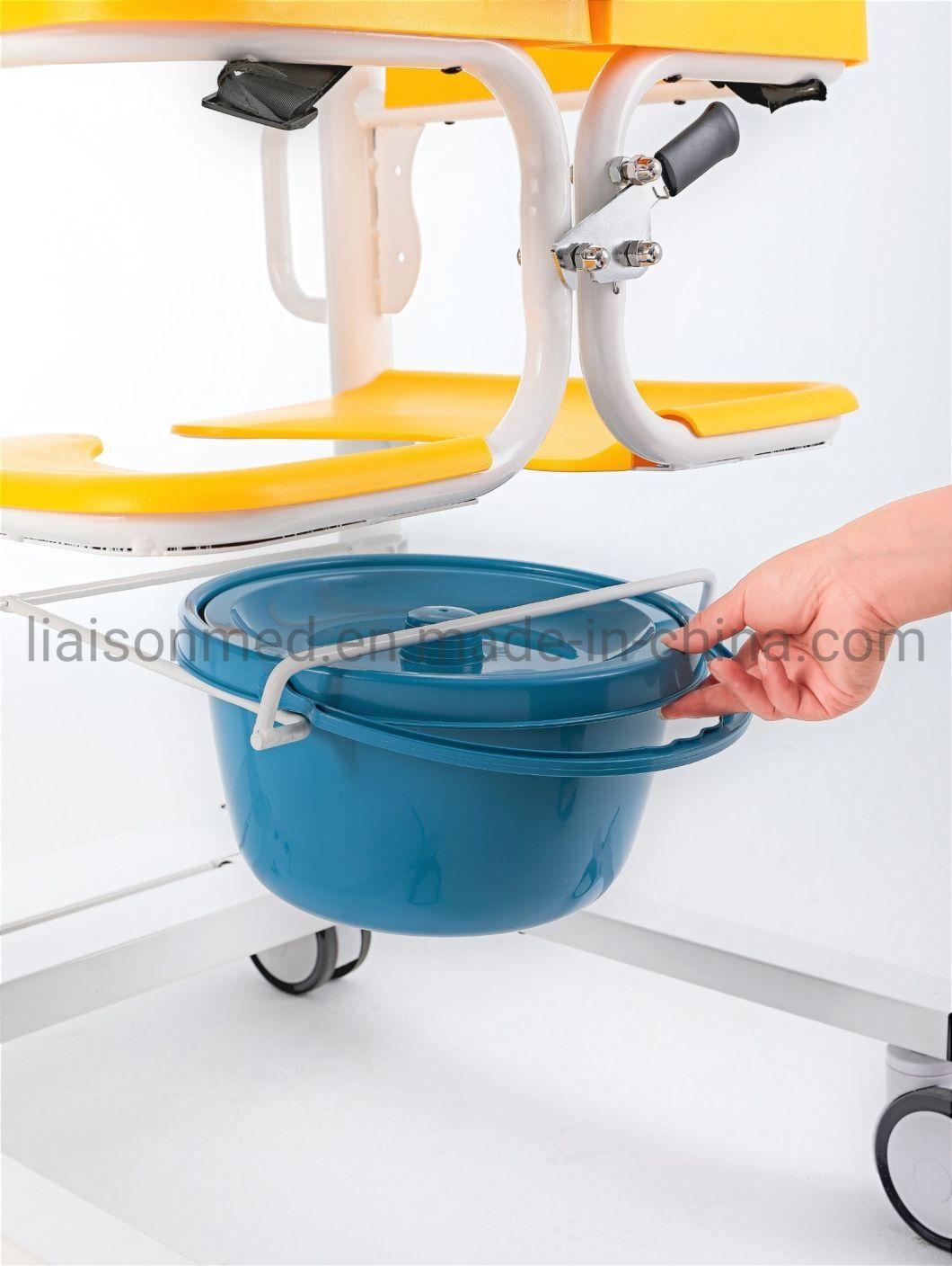 Mn-Ywj001 Manual Patient Lifting Nursing Transfer Lift Chair