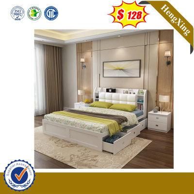 Wooden Hotel Home Bedroom Furniture Set Beds Mattress Double King Capsule Bed