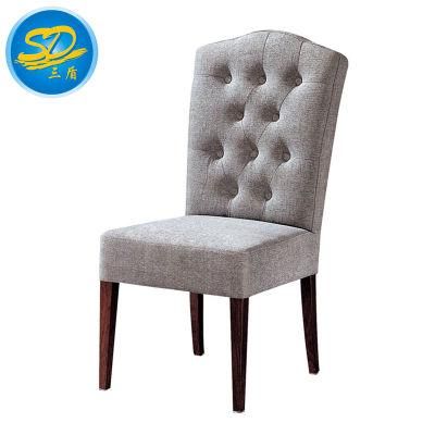 Good Quality High Back Customized Fabric Wedding Dining Chair