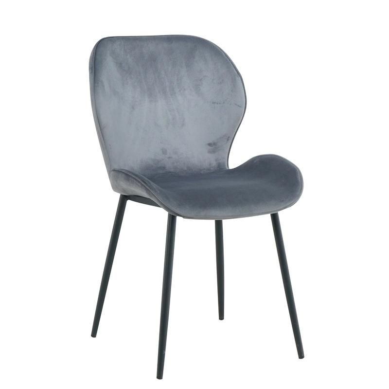 Modern Style Hot Sale Color Restaurant Cafe Upholsteried Fabric Dining Chair