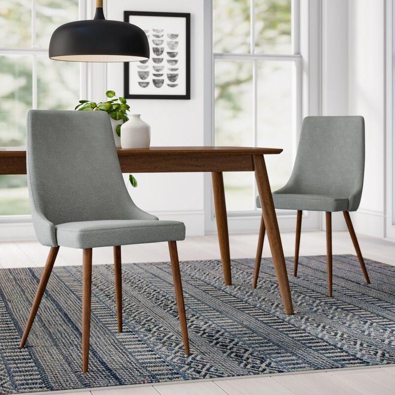 Cheap Wholesale Modern Design Wooden Furniture Luxury Dining Room Upholstered Linen Velvet Fabric Dining Chair with Sponge