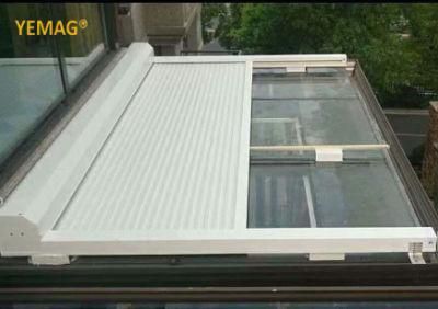 Sun Shading Roof Horizontal Aluminum Rolling Shade Roller Shutter/Blinds/Aluminum Rolling Curtain