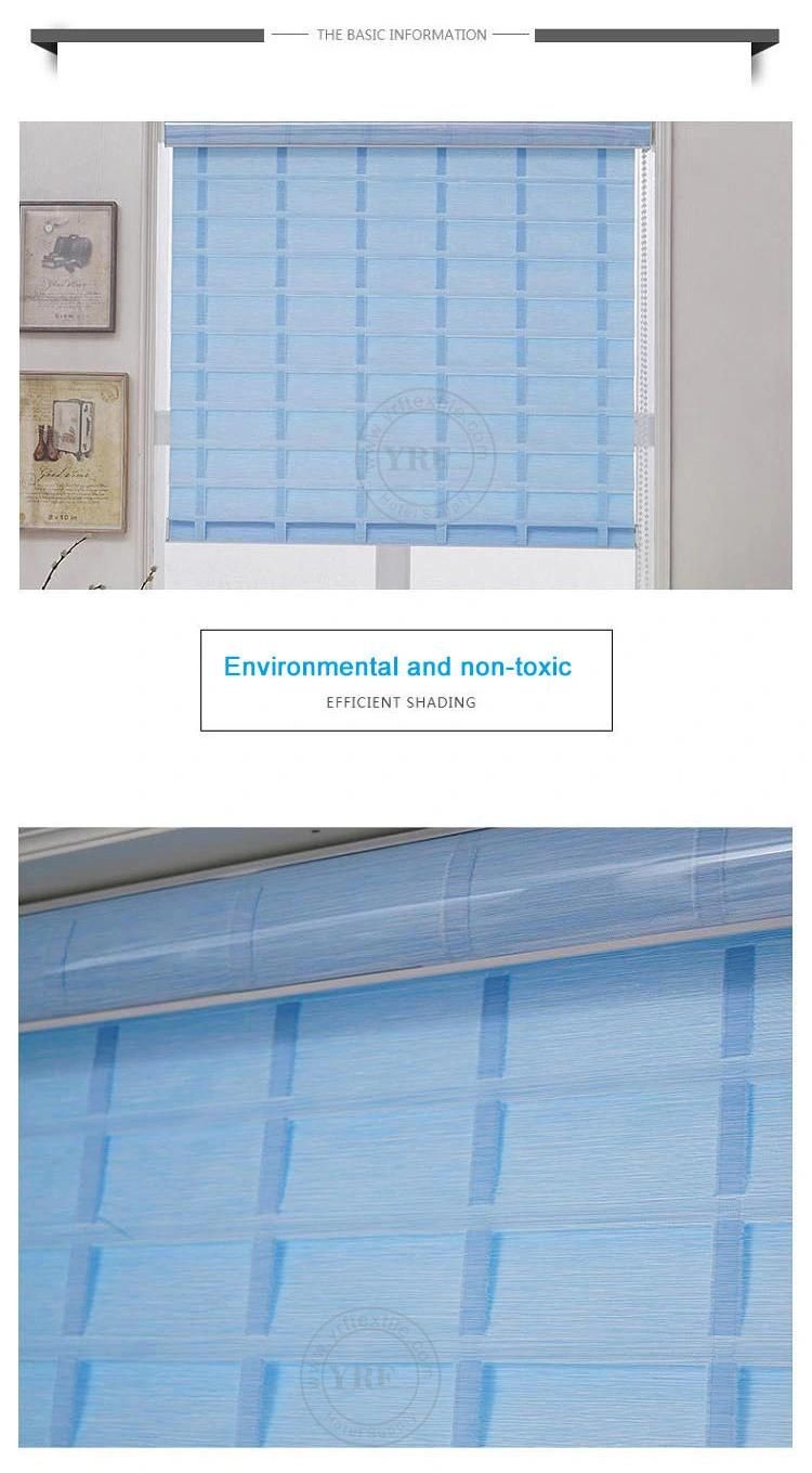 Soft Design Sheer 100% Polyester Vertical Roller Blinds for Home Use