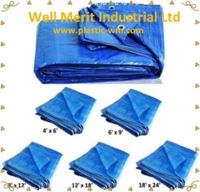 All Weather Waterproof PE Tarpaulin Poly Tarp for Camping