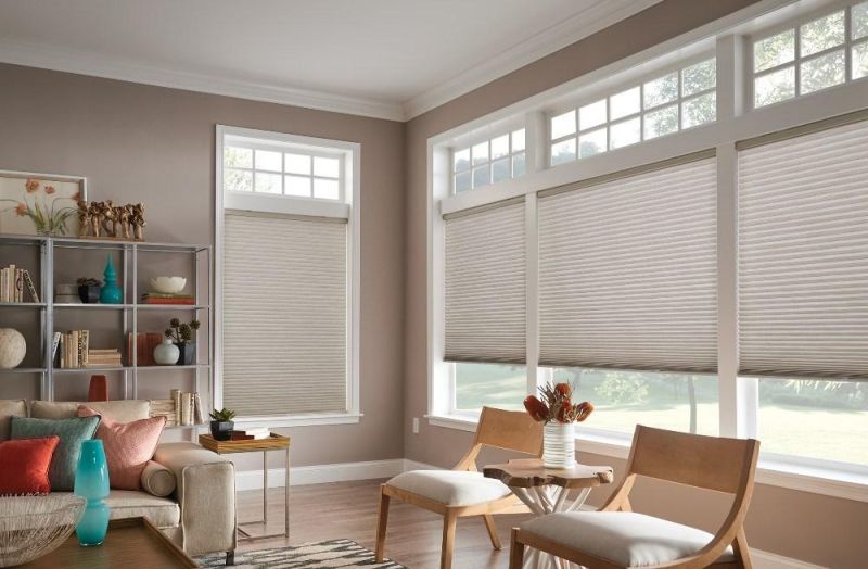 Double Cell Fabric Semi Blackout Honeycomb Blinds