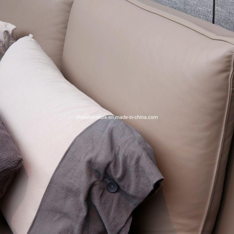 Modern Home Furniture Bedroom Leather Bed