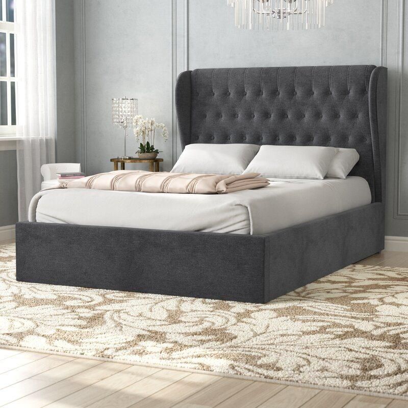 Hot Sale Factory Price Box Bed Wood Nordic Fabric Luxury Modern Beds with Storage